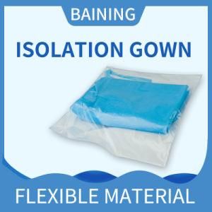 Isolation Gown+Cap+Shoes AAMI Level2/3 Protective Clothing Coverall Disposable for Nurse or Doctor Hospital or Clinics
