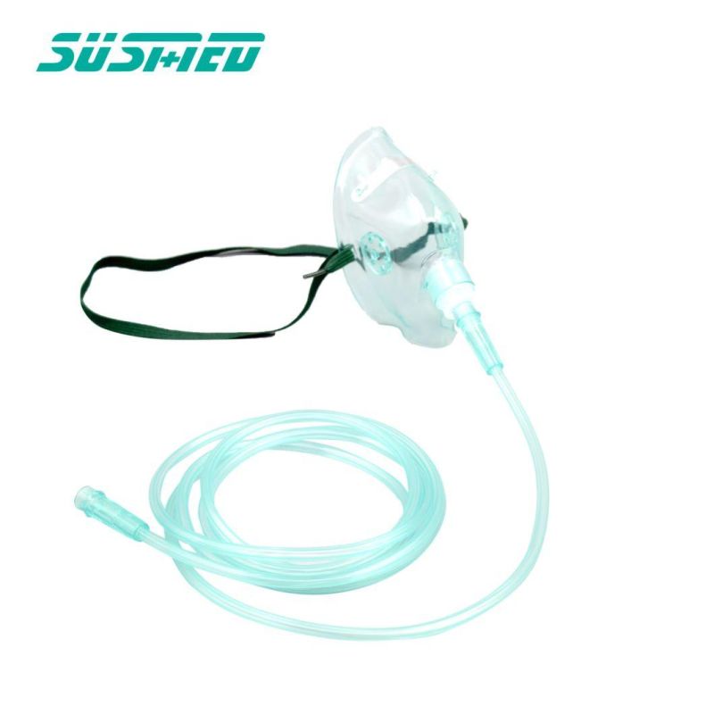 Medical PVC Oxygen Mask/Non Rebreathing Mask with Reservoir Bag