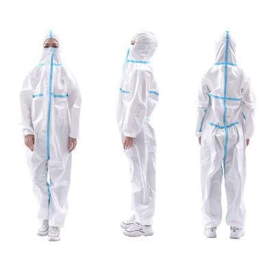 Disposable Nonwoven Isolation Clothing Single Use Protective Suits