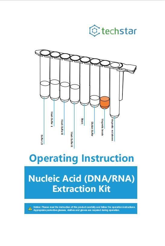 Techstar Sc902-50 Magnetic Beads Nucleic Acid PCR Extraction Kit CE