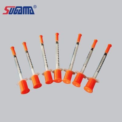 Medical Supply Colored Disposable Insulin Syringe