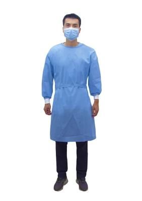 Cheap Price AAMI Level 55g SMS Disposable Non Woven Surgical Gown with Test Report