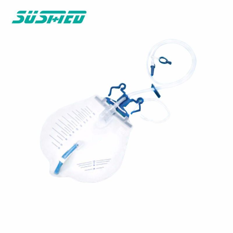 Medical Disposable Urine Bag Urine Flow Meter with Hanger