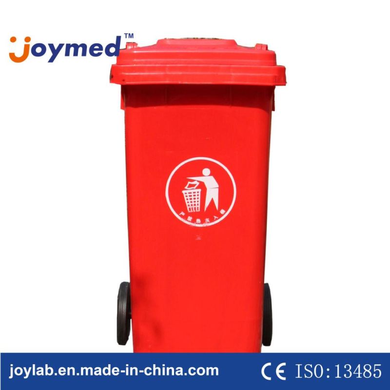 120L Medical Trash Can Garbage Bins Waste Bin with Wheels