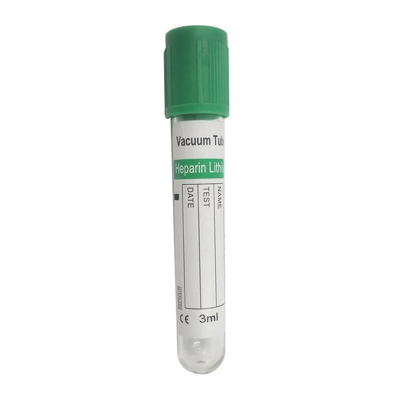 Disposable Medical Pet Plain Red Cap Vacuum Blood Collection Tube