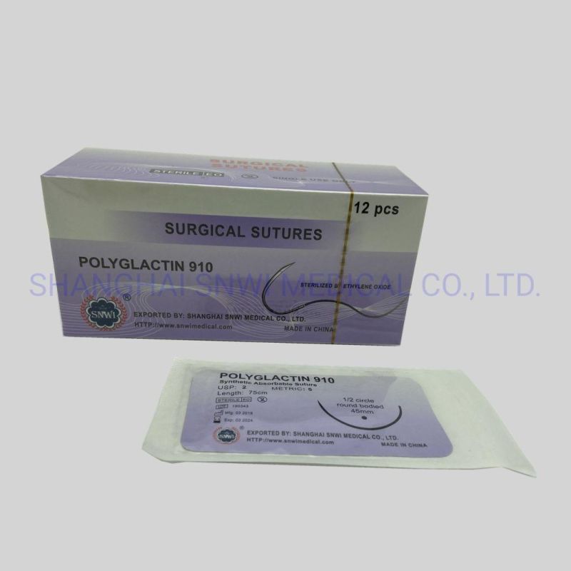 Surgical Suture Non-Absorbable & Absorbable Sutures for Hospital