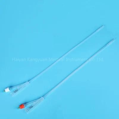 Suprapubic Silicone Foley Catheter with Open Tip China Manufacture