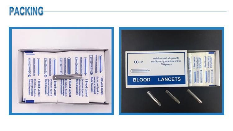 Hot Sale Medical Disposable Sterile Safety Blood Lancet Cheapest Price