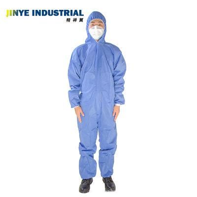 Safety Disposable Coverall Type 5/6 Non-Woven Body Protection Personal Coverall