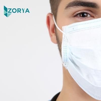 High Performance Disposable 3 Ply Flat Earloop Medical Mask