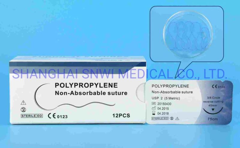 High Quality Medical Disposables Sterile Surgical Suture with Needle