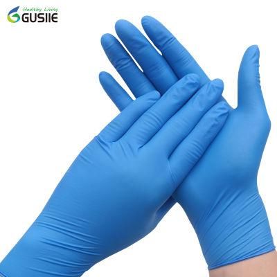 Supply Powder Free Disposable Blue Medical Examination Nitrile Gloves Exam Large Black Glove