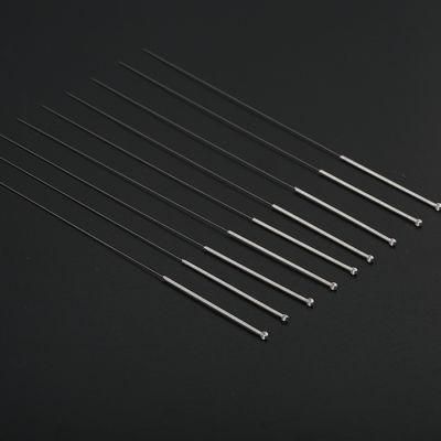 Professional Medical Health Disposable Sterile Aluminum Foil Packing Acupuncture Needles with Alloy Handle