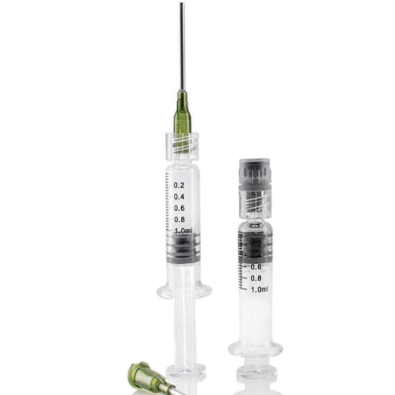 1ml 2.25ml 3ml 5ml Disposable Pharmaceutical Glass Pre-Filled Syringe