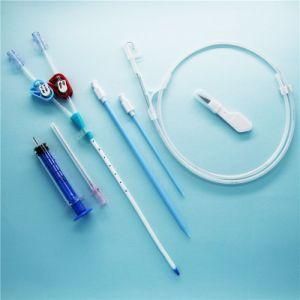 Tianck Medical CE Marked Straight Curve Hemodialysis Tube Catheter