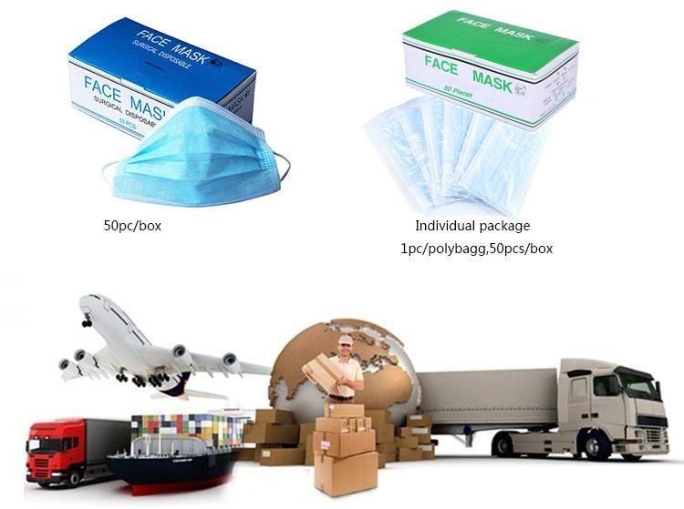 CE&ISO Certificated Disposable Nonwoven Face Mask, Medical Mask