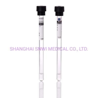 Disposable Medical Supplies ESR Test 3.8% Sodium Citrate Vacuum Blood Collection Test Tube with CE ISO