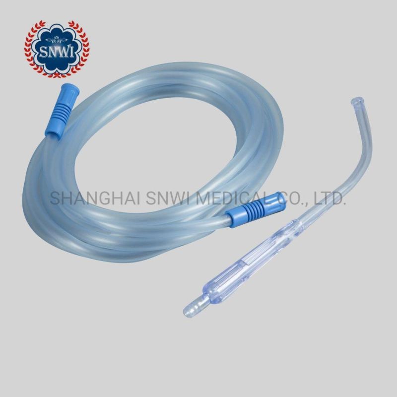 CE&ISO Certificate Medical Disposable Suction Connection Tube with/Without Yankauer Handle