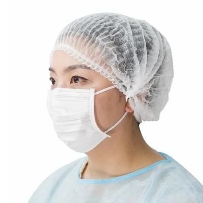 Disposable Nonwoven Clip/Strip/Mob Cap for Food Use