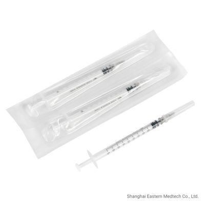 1ml 0.5ml Mounted Needle Hot Sale for Hospitals Use Vaccine Syringe