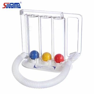 Three Ball Medical Incentive Deep Breathing Exerciser Spirometer