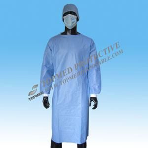 Non Sterile Disposable Green PP Doctor Surgical Gown