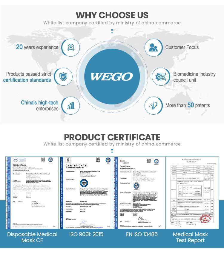 Disposable Good Quality 3ply Protective Non-Sterile Face China Supplier Mask Manufacturer