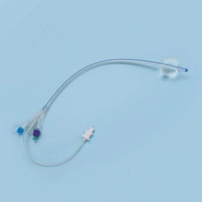3 Way/4 Way Silicone Foley Catheter with Temperature Probe / Sensor