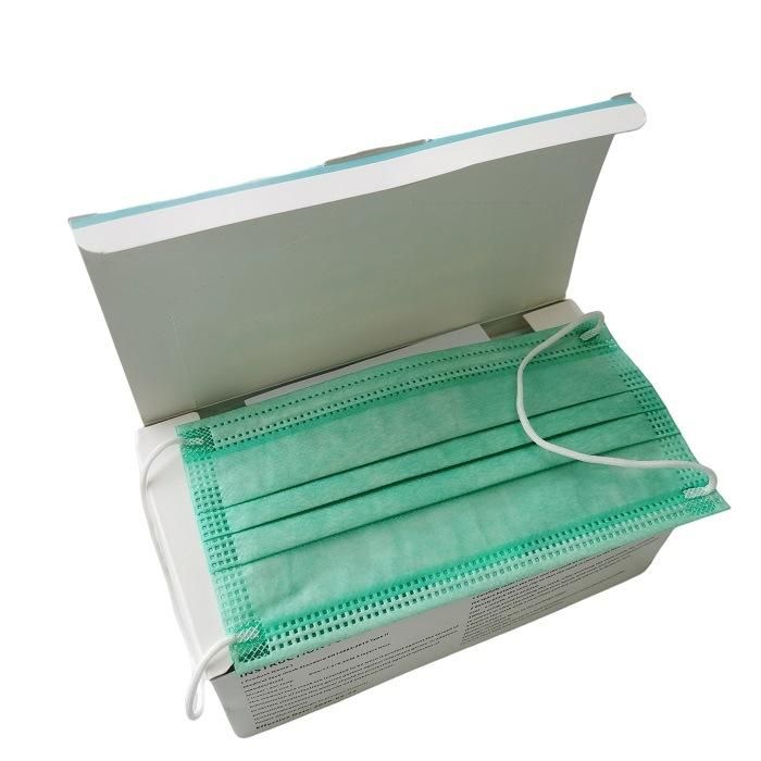 CE ISO13485 Protective Hygiene Fluid Resistant Cleanroom Workshop Latex Free 99% Filtration Disposable Hospital Constructor Dental Mask