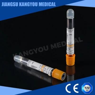 Wholesaler Medical Supply Clot Activator Disposable Vacuum Blood Collection Tube with CE