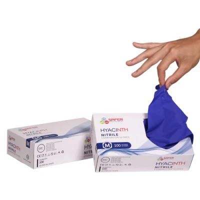 Gloves Nitrile 100PCS Cobalt Blue Disposable
