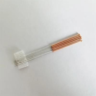 Tianxie Brand 1in Single Use Disposable Sterile Cooper Handle Acupuncture Needles Without Tube