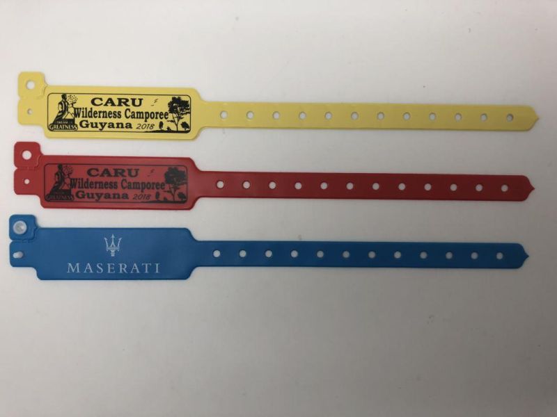 Vinyl Bracelet ID Wristbands Wristband for Events