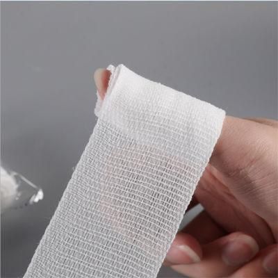 Hot Sale Disposable Elastic Surgical First Aid PBT Bandage Absorbent Wound Dressing Roll