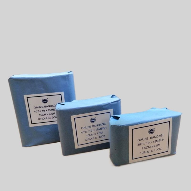 Disposable Medical Supply Wound Surgical High Quality Elastic Cotton Crepe Bandage for Hospital