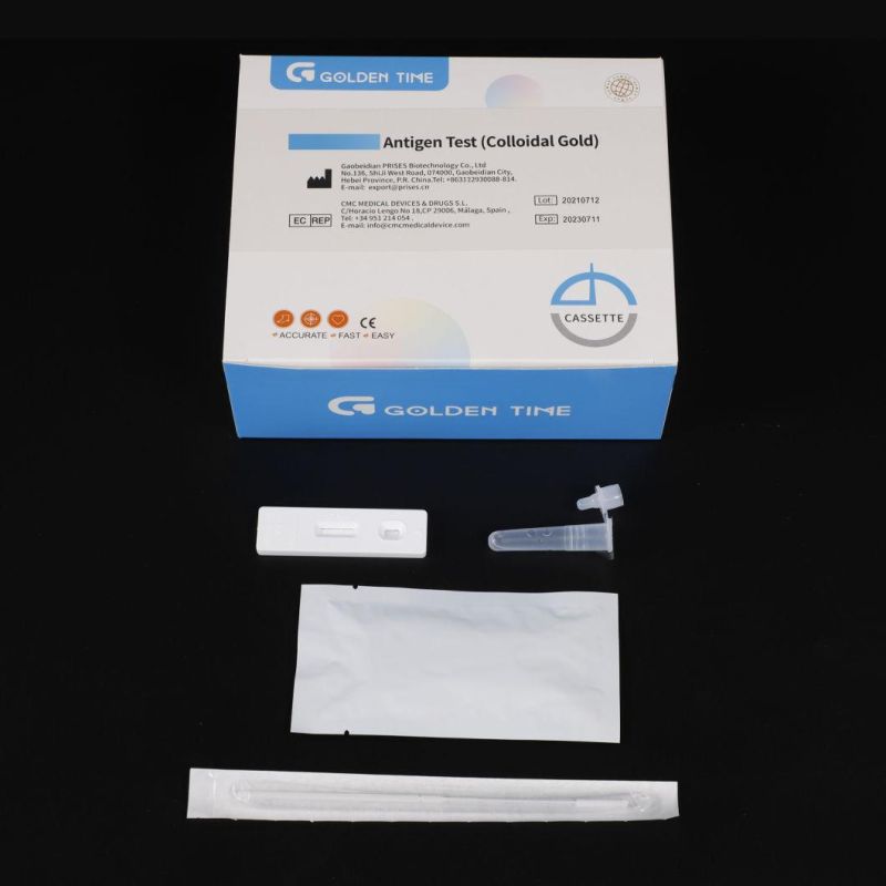 Antigen Rpid Test Cassette Medical Kit 19 Individual Test