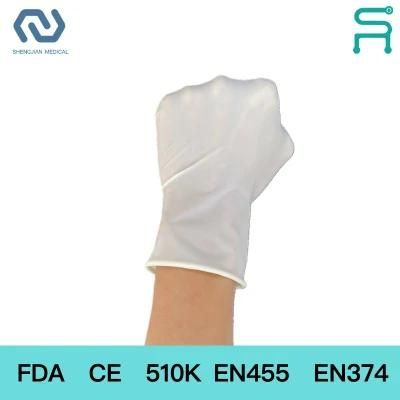 Disposable Latex Examination Gloves with FDA CE 510K En455