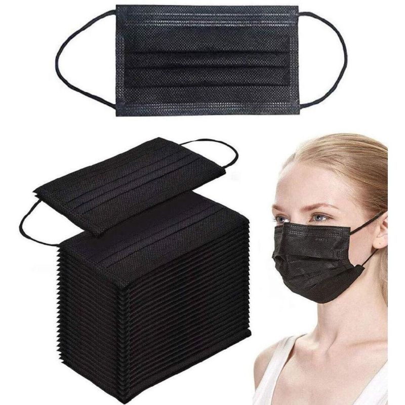 Black Mouth Mask Medical En14683: 2019 for Personal Safety