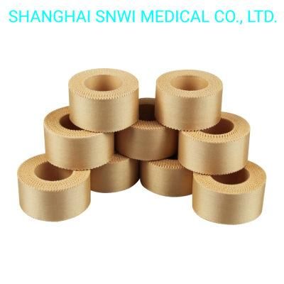 Medical Disposable Surgical Adhesive Silk Tape with or Without Cutter