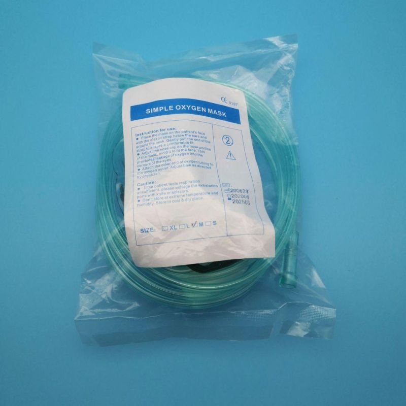 Disposable Medical Portable Non Rebreather Oxygen Mask Used in Hospital