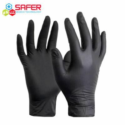 Nitrile Glove Small Powder Free Black Disposable Malaysia