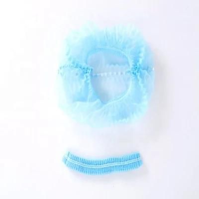 PP Non-Woven Detectable Mob Cap Clip Cap with Metal Strip