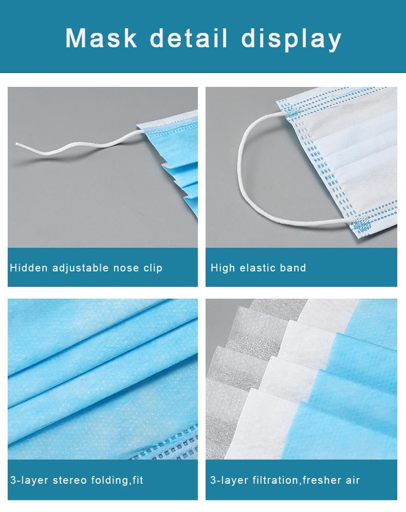 Professional Factory Manufactured Good Quality Surgical Face Mask