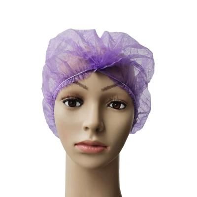 Food Factory Polypropylene 21 Inch Elastic Dust Proof Nursing Hygiene Workshop Food Service Soft Manufacturer Disposable Bar Cap