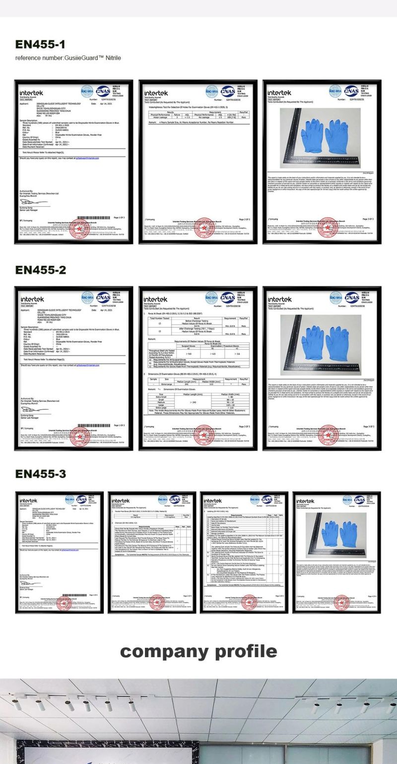 High Quality Wholesale Nitrile Materials Disposable Examination Nitrile Gloves
