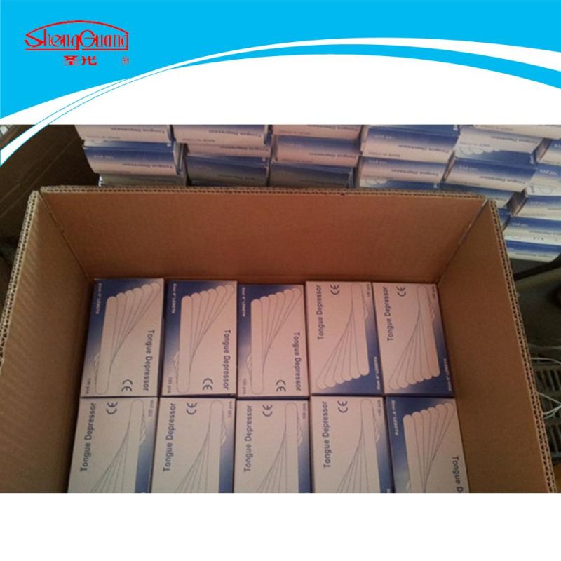Factory Wholesale Disposable Wood Tongue Depressor for Adults