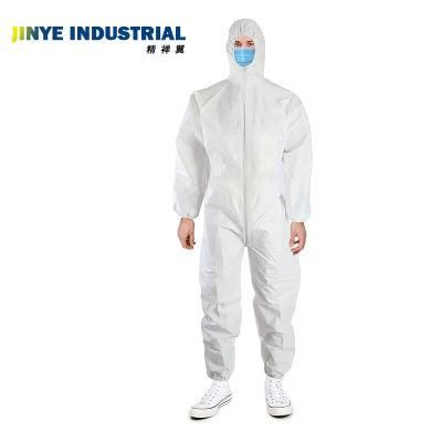SMS Microporous Safety Protective Chemical Disposable Coverall