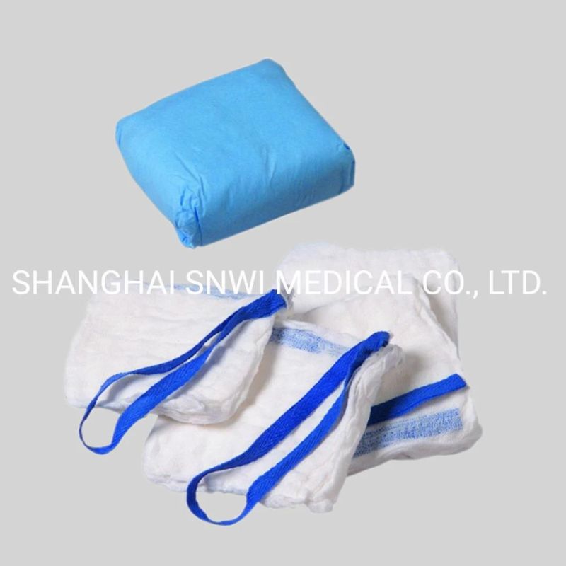 Medical Disposable Absorbent Sterile Gauze Swab with/Without X Ray