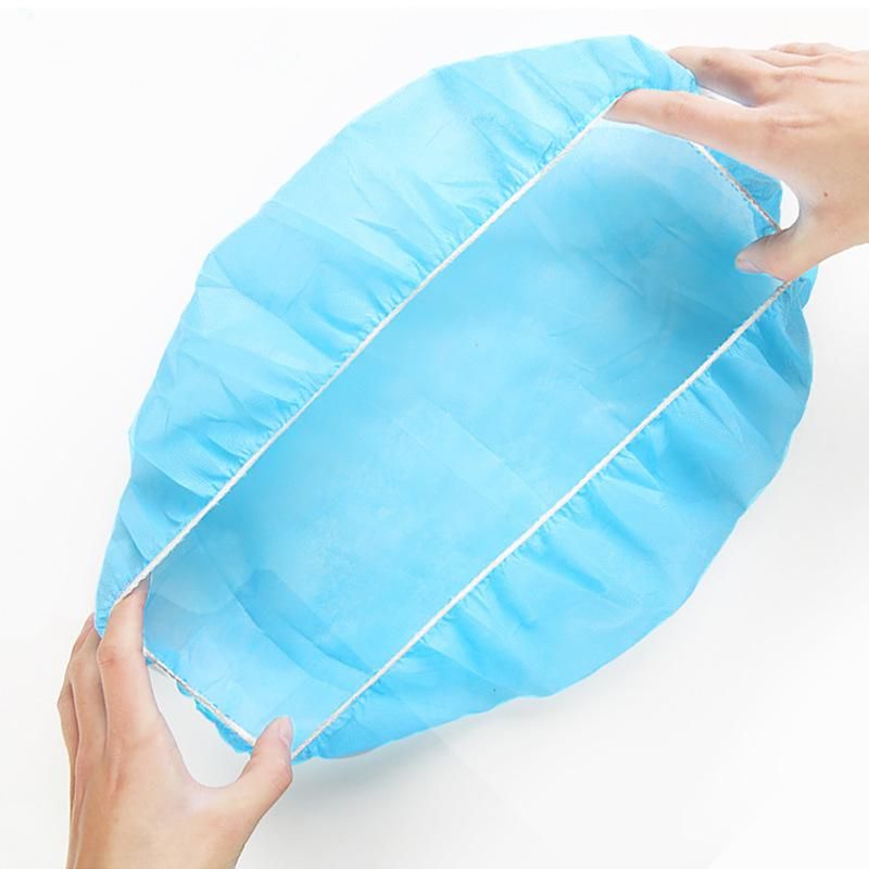 Hot Sale Non-Woven Disposable Round Clip Cap Bouffant Surgical Cap
