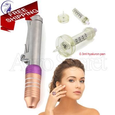 New Korea professional Syringe Two Head Black Hyaluron Filler Injection Pen with CE